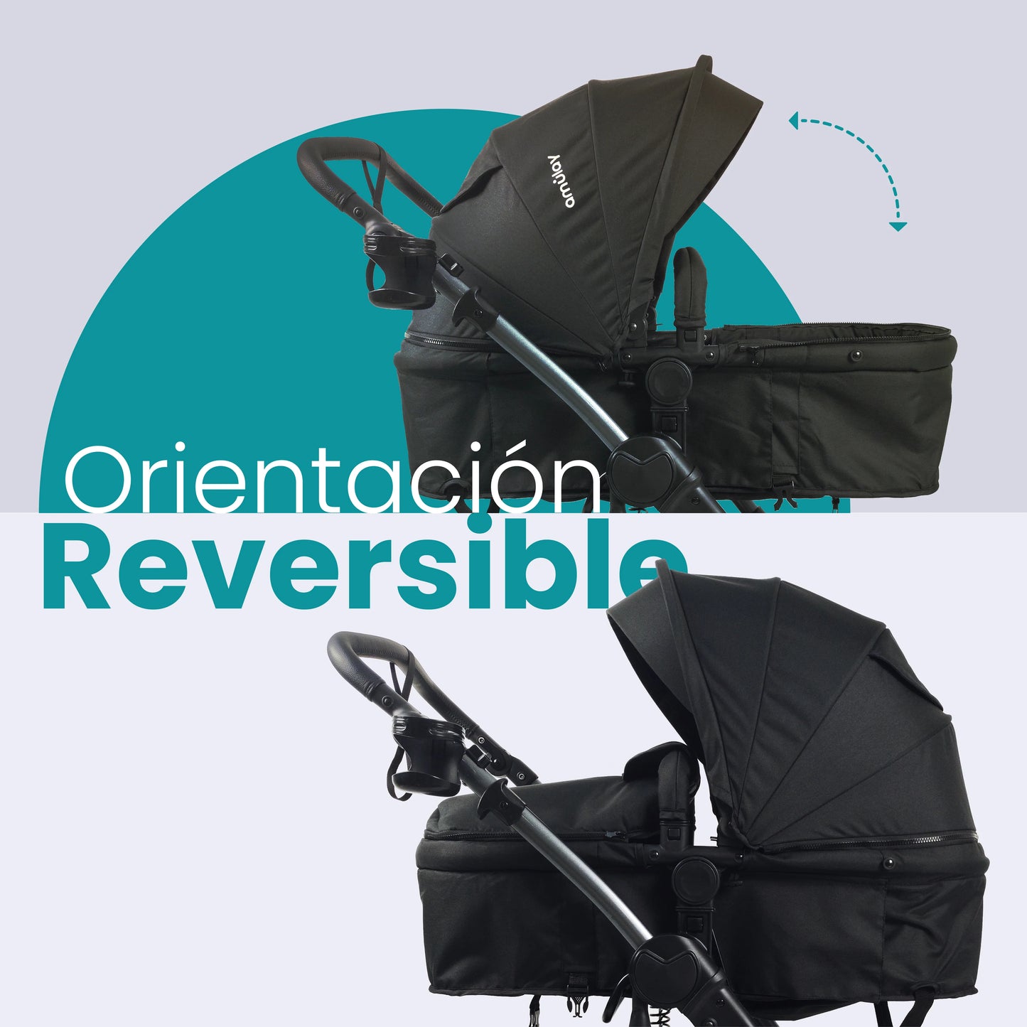 Carriola con Portabebé Kobu