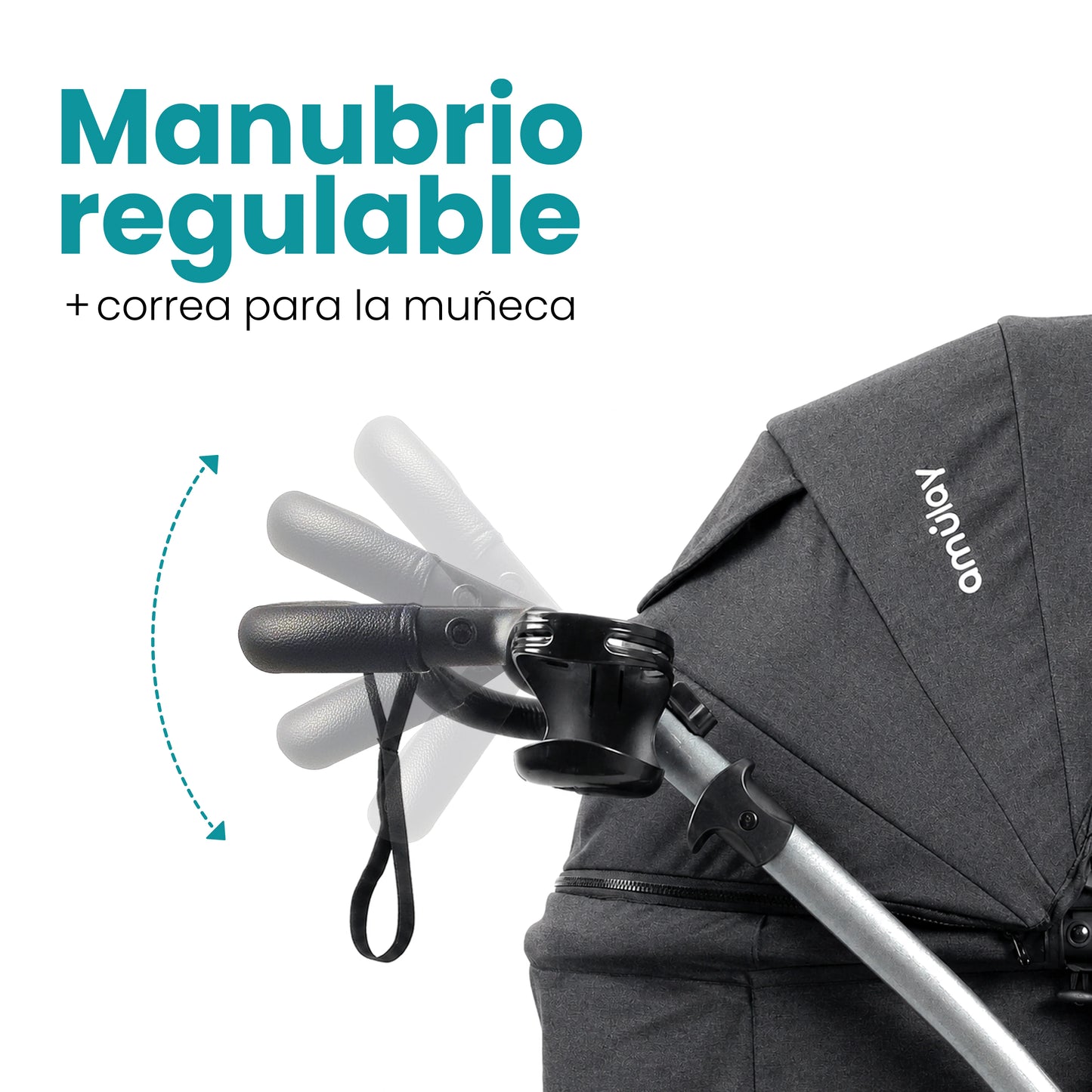 Carriola con Portabebé Kobu Gris