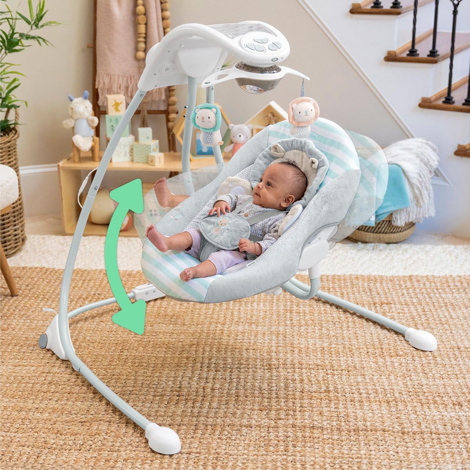 Columpio eléctrico para bebé fisher price hot sale