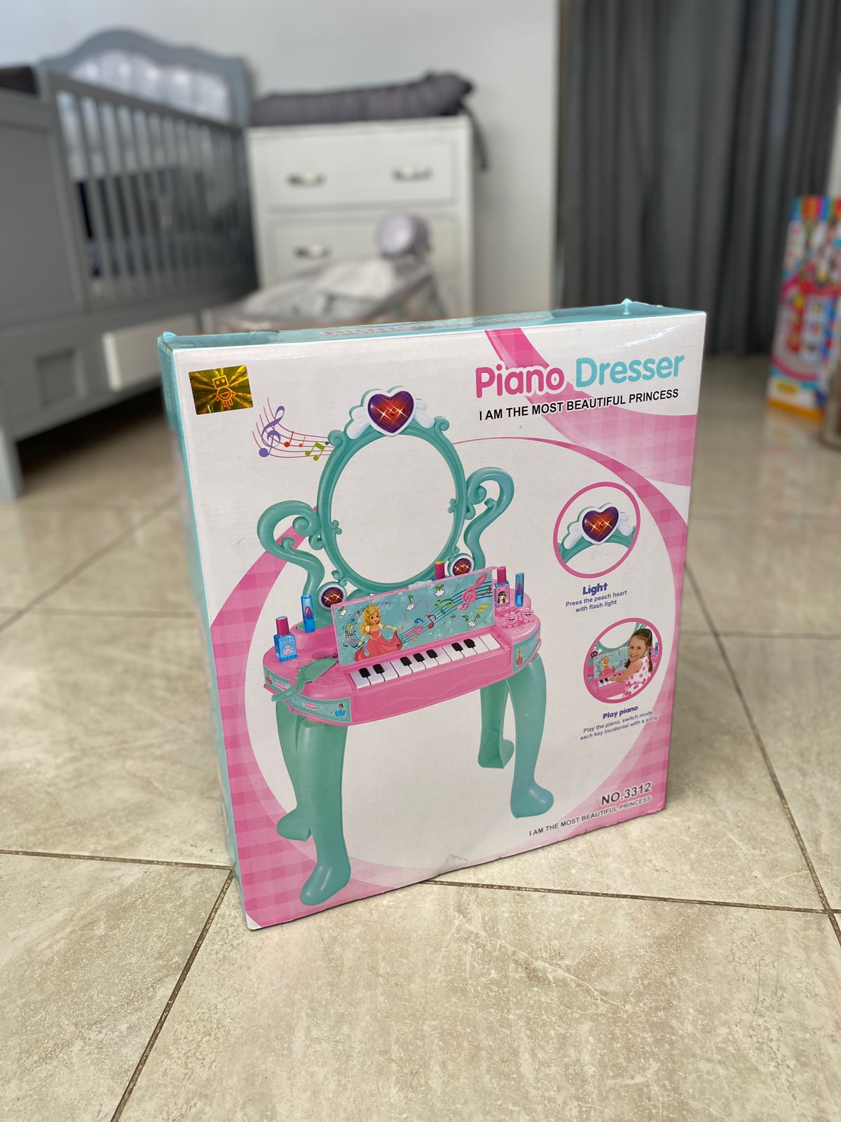 Juguete para Niñas con Tocador y Piano