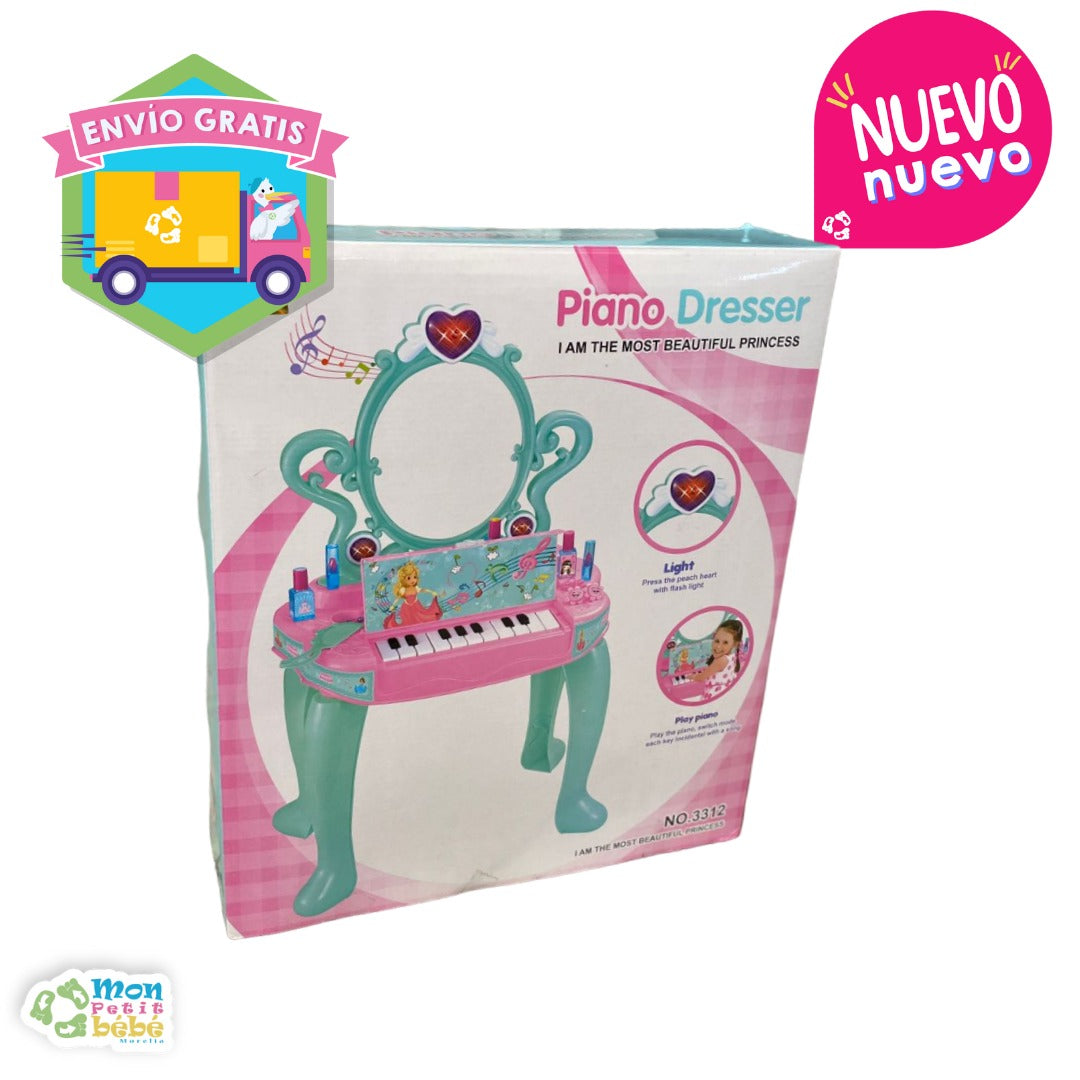 Juguete para Niñas con Tocador y Piano