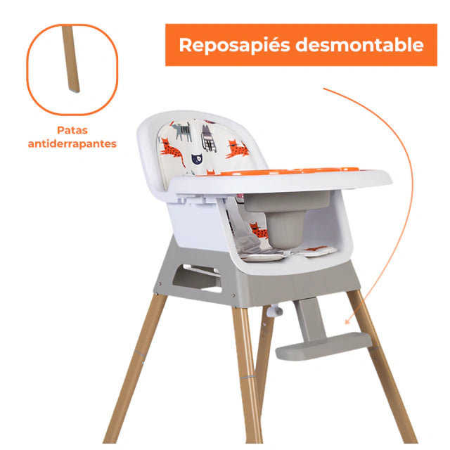 Silla Periquera 4 en 1 Ajustable