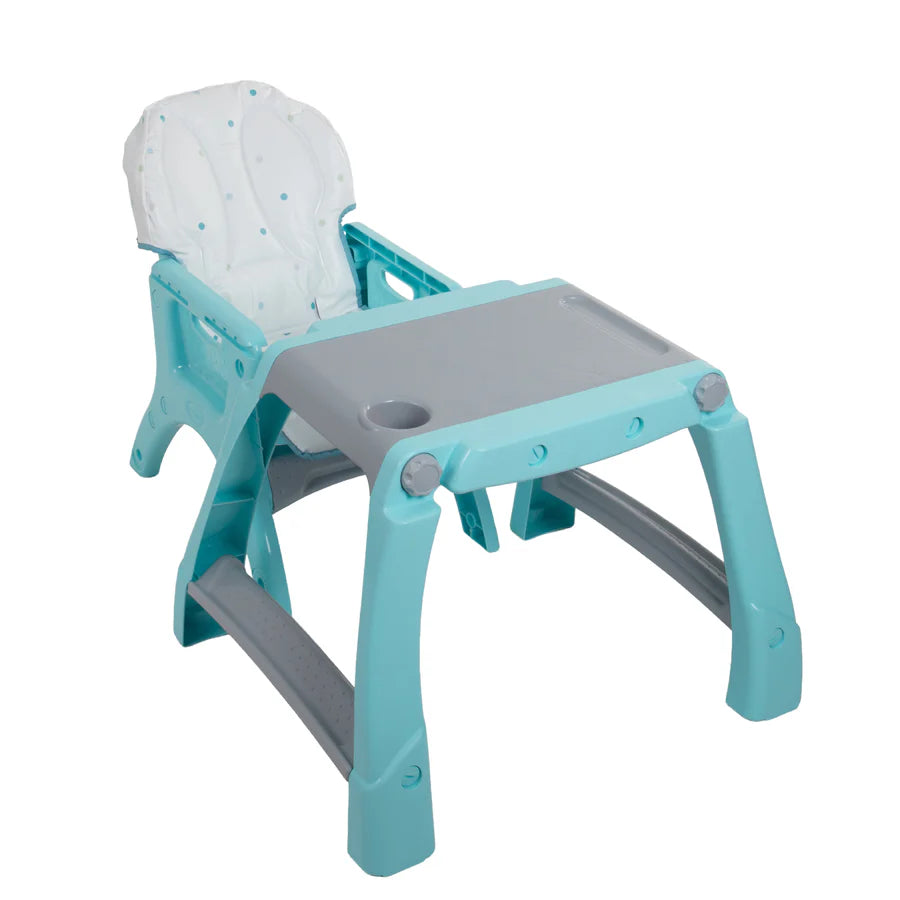Silla Alta Kinder City 2 en 1 Azul
