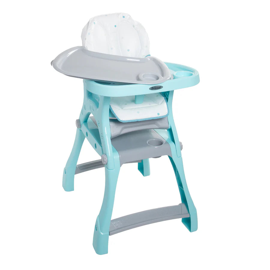 Silla Alta Kinder City 2 en 1 Azul