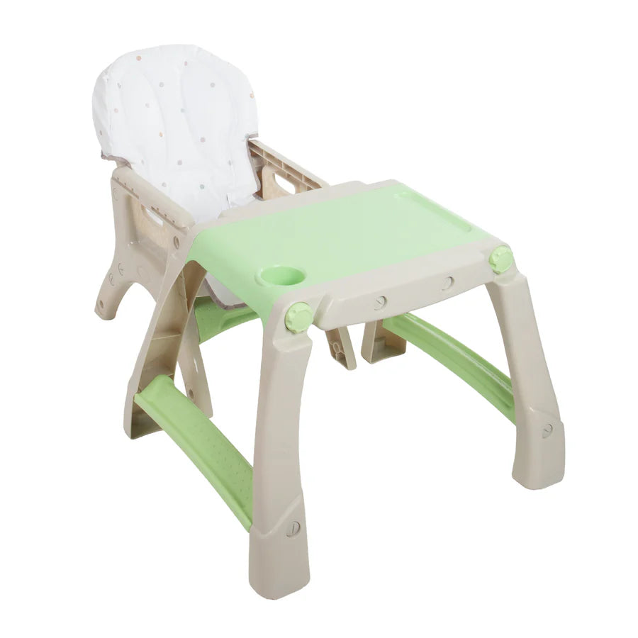 Silla Alta Kinder City 2 en 1 Verde