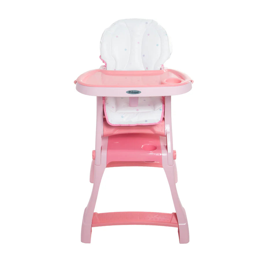 Silla Alta Kinder City 2 en 1 Rosa