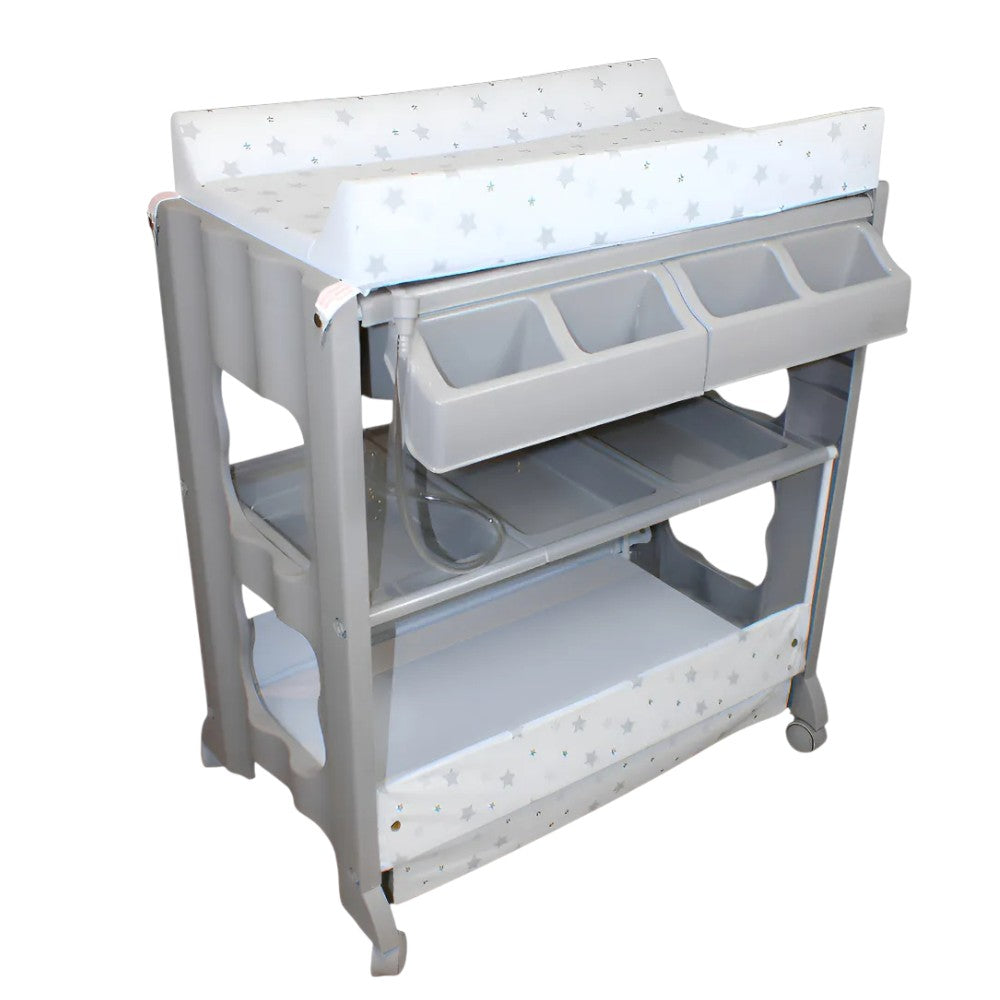 Bañera Alta con Cambiador Cascate Ibaby Gris